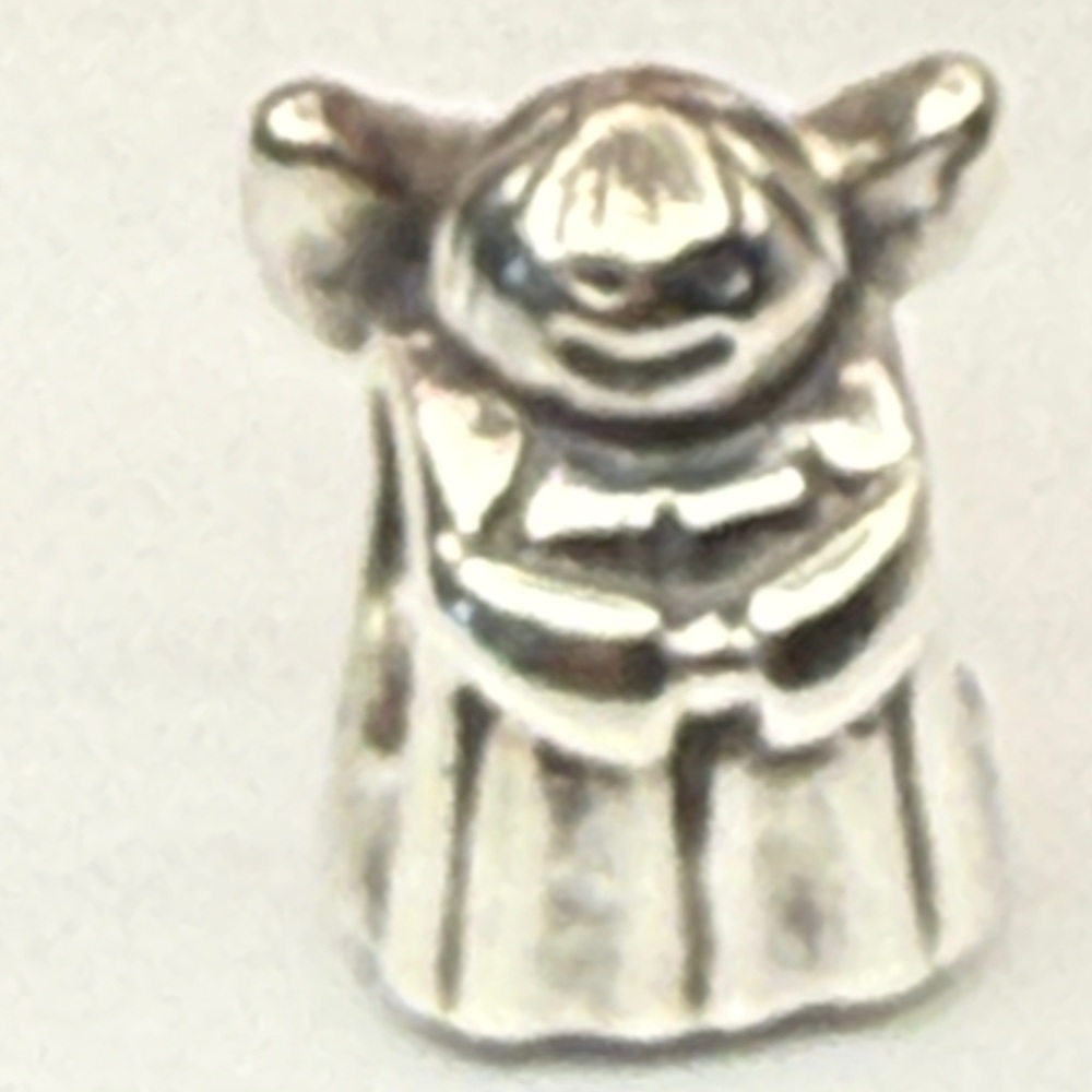 Pandora Sterling Silver Angel Girl Charm Threaded Core ALE 925